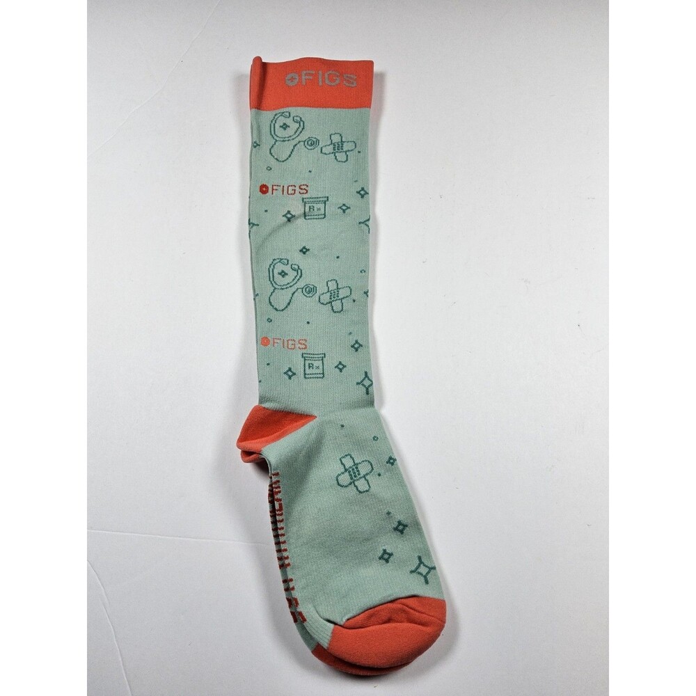 FIGS Compression Do It With Heart Nurse Medical Socks Size S